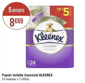 Casino Supermarchés Papier toilette Coussiné KLEENEX offre