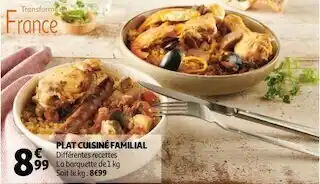 Auchan Plat cuisiné familial offre