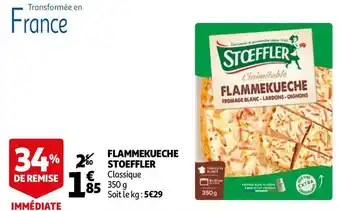 Auchan Stoeffler flammekueche offre
