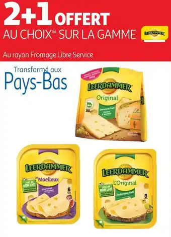 Auchan Leerdammer bon plan sur la gamme leerdammer offre