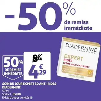 Auchan Diadermine soin du jour expert 3d anti-rides offre