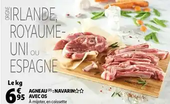 Auchan Agneau : navarin avec os offre
