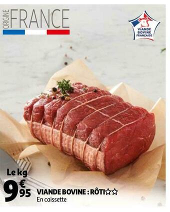 Auchan Viande bovine : rôti offre