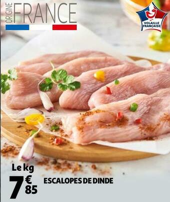 Auchan Escalopes de dinde offre