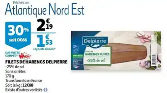 Auchan Delpierre filets de harengs offre