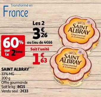 Auchan Saint albray saint albray offre