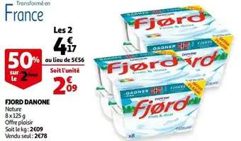 Auchan Danone fjord offre