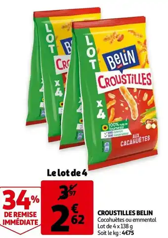 Auchan Belin croustilles offre