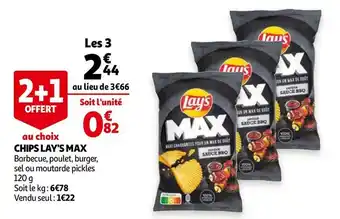 Auchan Lay's chips lay's max offre