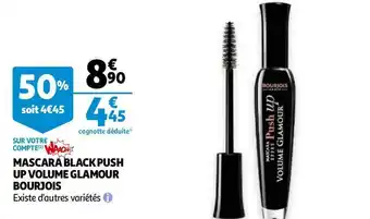 Bourjois mascara black push up volume glamour