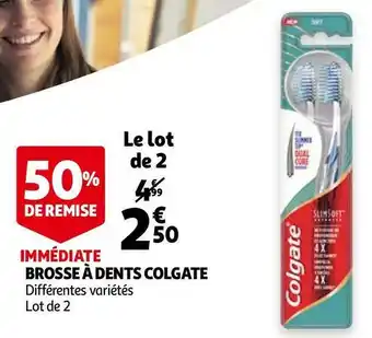 Auchan Colgate brosse à dents offre