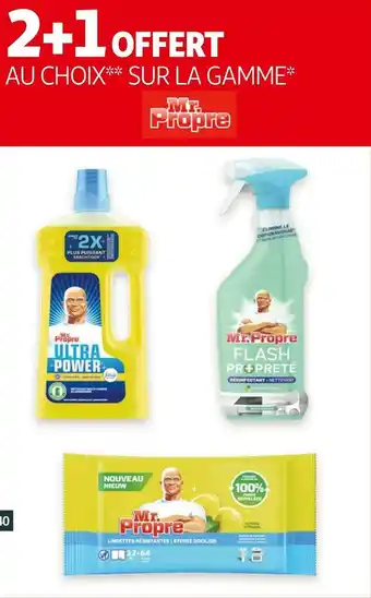 Auchan Mr propre bon plan sur la gamme de la marque mr propre offre