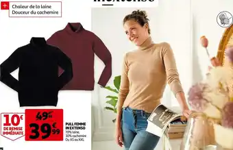 Auchan In extenso pull femme offre