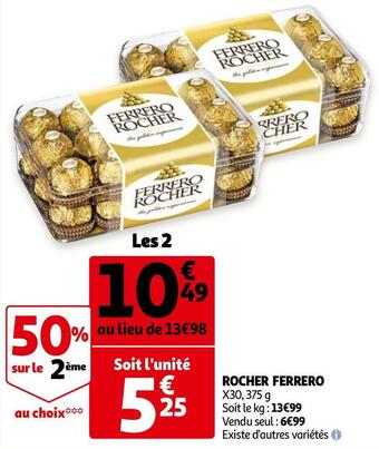 Auchan Ferrero rocher ferrero offre