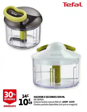 Auchan Hachoir 5 secondes 500 ml offre