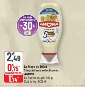 G20 La Mayo de Dijon 5 Ingrédients sélectionnés offre
