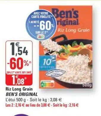 G20 Riz Long Grain offre