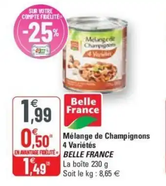 Mélange de Champignons 4 variétés