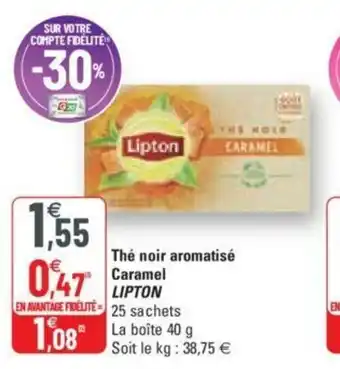 G20 Thé noir aromatisé Caramel offre