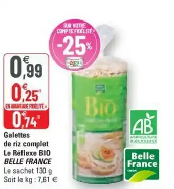 G20 Galettes de riz complet Le réflexe offre