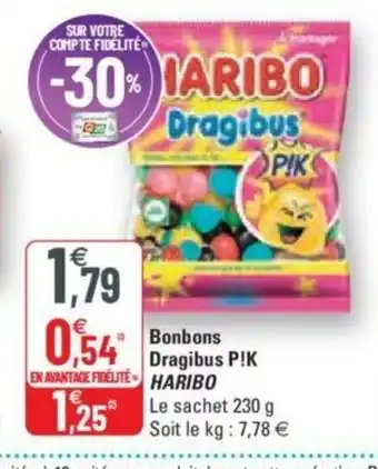 G20 Bonbons Dragibus P!K offre