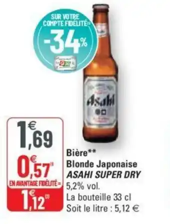 G20 Bière Blonde Japonaise offre