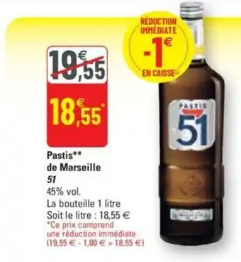 G20 Pastis de marseille offre