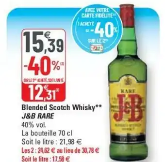 G20 Blended scotch whisky offre