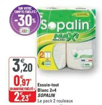 G20 Essuie-tout blanc offre