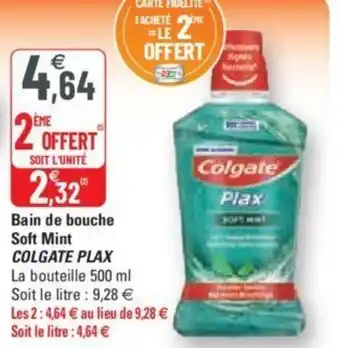 G20 Bain de bouche soft mint offre