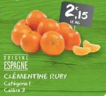 G20 Clémentine ruby offre