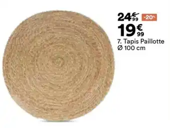 BUT Tapis paillotte offre