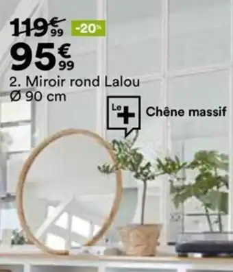 Miroir rond lalou