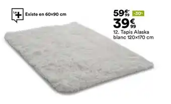 BUT Tapis alaska blanc offre