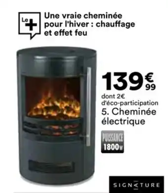 Cheminée électrique