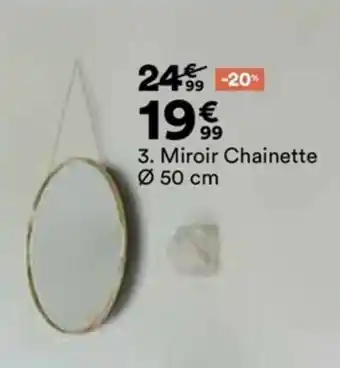 BUT Miroir chainette offre