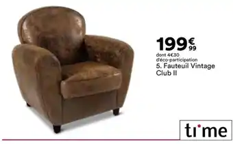Fauteuil vintage club II