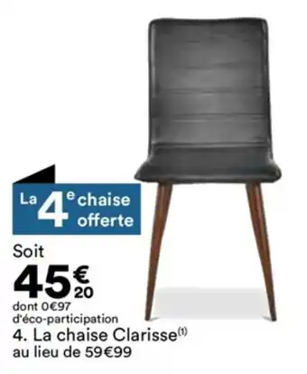BUT La chaise clarisse offre