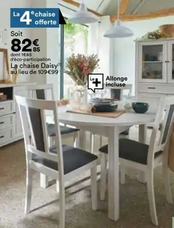 BUT La chaise daisy offre