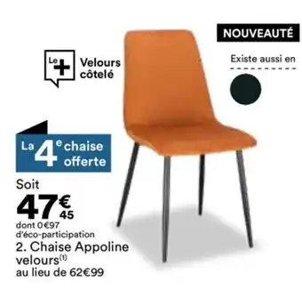 Chaise appoline