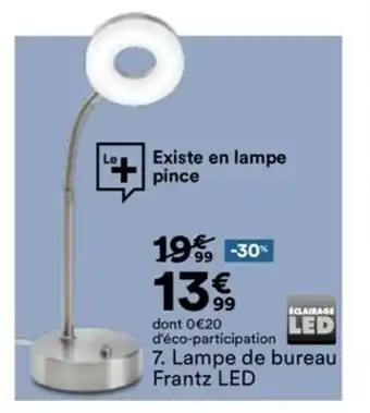 BUT Lampe de bureau frantz LED offre