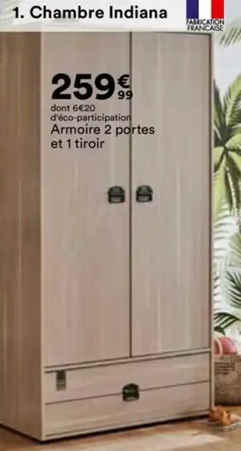 BUT Armoire 2 portes et 1 tiroir offre