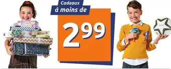 Action Cadeau enfant offre