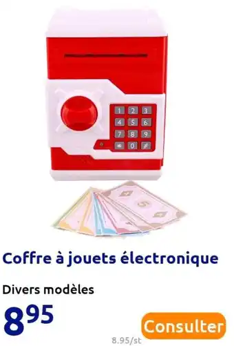 Coffre à jouets électronique