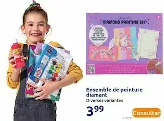 Action Ensemble de peinture diamant offre