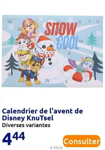Action Calendrier de l'avent de disney knutsel offre