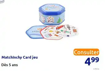 Action Matchinchy matchinchy card jeu offre