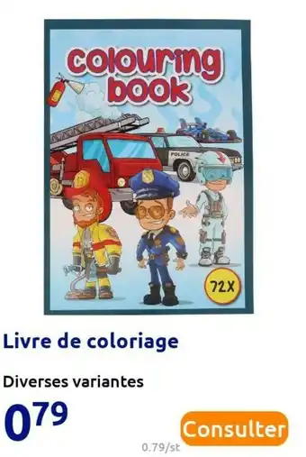 Action Livre de coloriage offre
