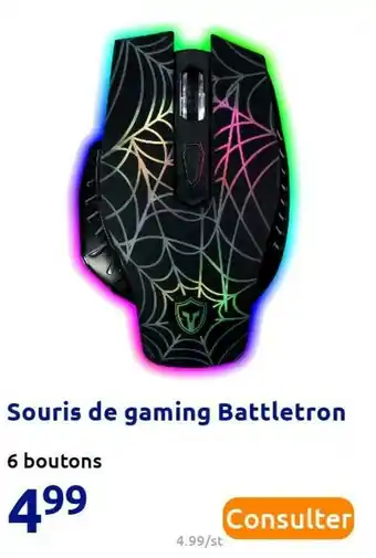 Souris de gaming battletron