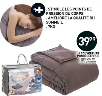 Stokomani La couverture pondérée 7 kg offre